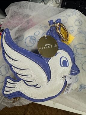 Disney Princess White and Purple Bird Coin Purse from Bath & Body works